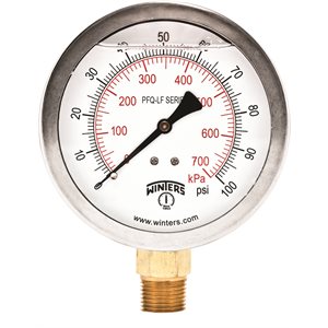 PFQ-LF SERIES (LEAD-FREE) 4'' 0 / 100 PSI / KPA 1 / 2'' NPT LM