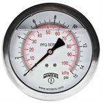 QUAL LF / SS 4"X1 / 4" BACK 0-15 PSI / KPA