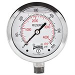 LF / SS 2.5" 0-600 PSI / KPA 1 / 4" NPT BOTTOM