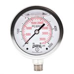 LF / SS 2.5" 0-5000 PSI / KPA 1 / 4" BOTTOM