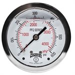 LF / SS 2.5" 0-600 PSI / KPA 1 / 4" NPT BACK
