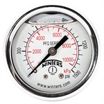 2'' x 1 / 4'' NPT BCK SS, 0-1,500 PSI / KPA, GLYCERIN FILLED