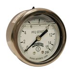 2'' x 1 / 4'' NPT BCK SS, 0-15 PSI, GLYCERIN FILLED