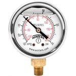 2'' x 1 / 8'' NPT BTM BRASS, 30”-0-30 PSI / KPA, GLYCERIN FILLED