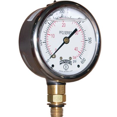 LF / BR 2.5'' 0-600 PSI / BAR 7 / 16''-20 SAE BTM