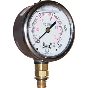 LF / BR 2.5'' 0-1,500 PSI / BAR 7 / 16''-20 SAE BTM