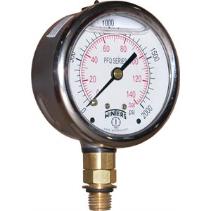 LF / BR 2.5'' 0-2,000 PSI / BAR 7 / 16''-20 SAE BTM