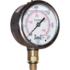 LF / BR 2.5'' 0-6,000 PSI / BAR 7 / 16''-20 SAE BTM