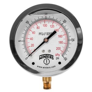 PFQ-LF SERIES (LEAD-FREE) 4'' 0 / 30 PSI / KPA 1 / 4'' NPT LM