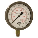 QUALITY LF 4"X1 / 4" NPT BTM 0-200 PSI / KPA