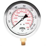 QUALITY LF 4" X 1 / 4" NPT BTM 0 / 1500 PSI / KPA