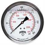 QUALITY LF 4" 0-300 PSI / KPA 1 / 4" BACK