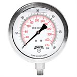 QUAL LF / SS 4"X1 / 4" BTM 0-60 PSI / KPA
