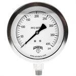 QUALITY 4" DIAL, 1 / 4" BOTTOM, 0-400 PSI ONLY