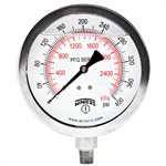 QUAL LF / SS 4"X1 / 4" BTM 0-400 PSI / KPA