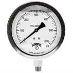 QUALITY 4" DIAL, 1 / 4" BOTTOM, 0-600 PSI ONLY