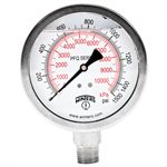 QUAL LF / SS 4"X1 / 2" BTM 0-1500 PSI / KPA