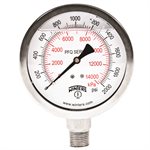 QUAL LF / SS 4"X1 / 2" BTM 0-2000 PSI / KPA