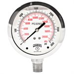 QUAL LF / SS 4"X1 / 2" BTM 0-3000 PSI / KPA