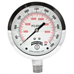 QUAL LF / SS 4"X1 / 2" BTM 0-5000 PSI / KPA