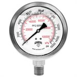 QUAL LF / SS 4"X1 / 2" BTM 0-15000 PSI / KPA