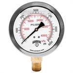 QUAL LF / BR 4" 0 / 6000PSI / KPA 1 / 2"NPT BTM