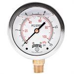 LF / BR 2.5" 0-15 PSI / KPA 1 / 4" NPT BOTTOM