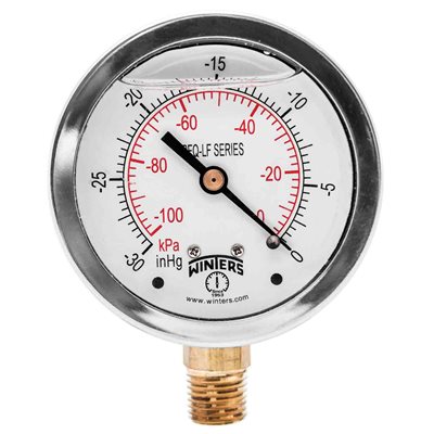 PFQ-LF SERIES (LEAD-FREE) 2.5'' 0 / 30'' VAC / KPA 1 / 4'' NPT BTM