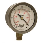 LF / BR 2.5" 0-30" VACUUM 1 / 4" NPT BOTTOM