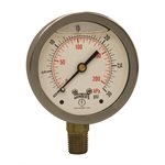 LF / BR 2.5" 0-30 PSI / KPA 1 / 4" NPT BOTTOM