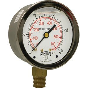 PFQ-LF SERIES (LEAD-FREE) 2.5'' 0 / 100 PSI / KPA 1 / 4'' NPT LM