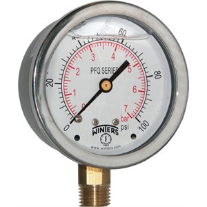 LF / BR 2.5'' 0 / 100 PSI / BAR 1 / 4'' NPT LM