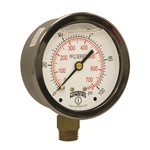 LF / BR 2.5" 0-100 PSI / KPA 1 / 4" NPT BOTTOM