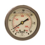 LF / BR 2.5" 30" / 0 / 300 PSI / KPA 1 / 4" BACK