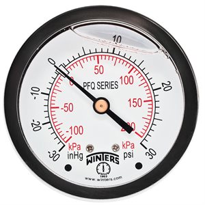 LF / BR 2.5" 30" / 0 / 30 PSI / KPA 1 / 4" BACK