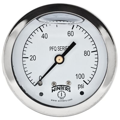 LF / BR 2.5x1 / 4" NPT BACK 0 / 100 PSI ONLY