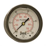 LF / BR 2.5" 0-100 PSI / KPA 1 / 4" NPT BACK