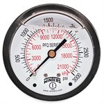 LF / BR 2.5" 0-3000 PSI / KPA 1 / 4" NPT BACK