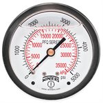 LF / BR 2.5" 0-5000 PSI / KPA 1 / 4" NPT BACK