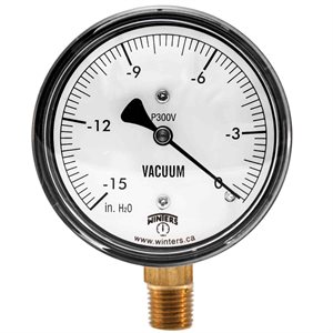 LOW PRESSURE 2.5" 0 / 15" H2O VAC 1 / 4"