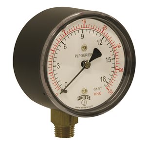 LOW PRESSURE 2.5" 0-32" H20 / OZ 1 / 4" BTM