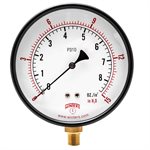 LOW PRESSURE 4" 0-15" H2O / OZ 1 / 4" BTM