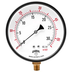 LOW PRESSURE 4" 0-55" H20 / OZ 1 / 4" BTM