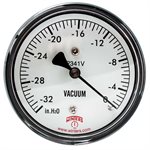 LOW PRESSURE 2.5" 0-32" H20 VAC 1 / 4 BACK