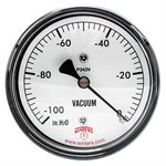 LOW PRESSURE 2.5" 0-100" H20 VAC 1 / 4 BCK