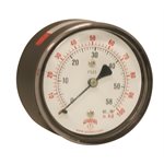 LOW PRESSURE 2.5" 0-100" WATER 1 / 4" BACK
