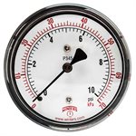 LOW PRESSURE 2.5" 0-10 PSI / KPA 1 / 4" BACK