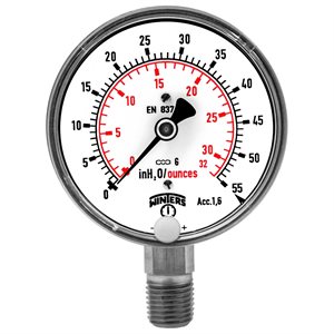 LOW PRESSURE 2.5" ST / ST 0-55" / OZ BTTM