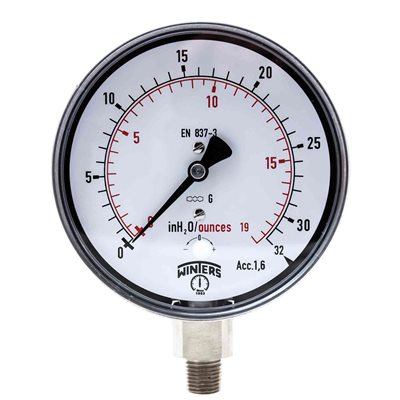 4'' 0-32'' WATER / OZ 1 / 4'' ST / ST BTM