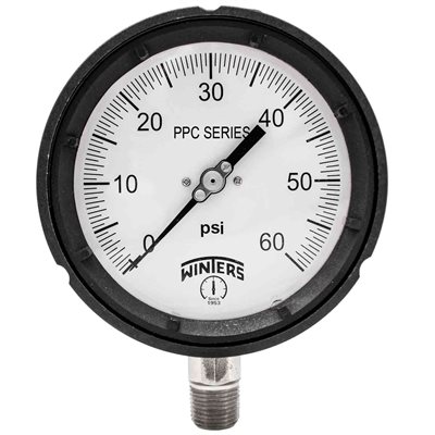 Process 4.5" 0-60 PSI Only 1 / 2" NPT ST / ST